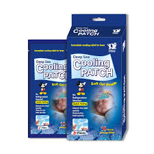 Fever Cooling Gel Patch (6 Pieces) for Headache, Migraine Relief for Kids & Adults Deepsea Life Sciences