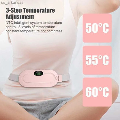Heating Pad women Period Pain Cramp Relief Belt -Portable Menstrual Heating Pad